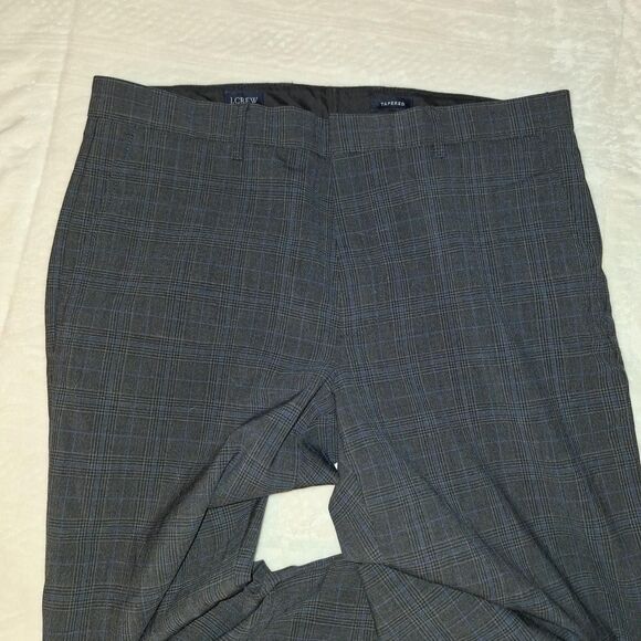 Jcrew Men's Grey and Navy Thompson Sold Out Trousers NWOT - Picture 5 of 6